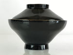 Japanese Lacquerware Lidded Bowl Vtg Urushi Makie Red Black Owan Soup LB3