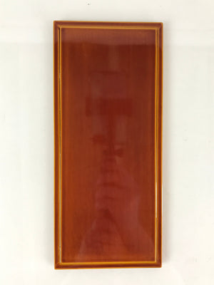 Japanese Lacquerware Lidded Box Vtg Hida Shunkei-Nuri Brown PX631