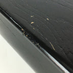 Japanese Lacquerware Lidded Box Vtg Wood Fumibako Letter Book Black FB67