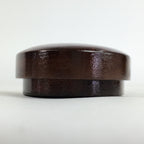 Japanese Lacquerware Lidded Toothpick Case Vtg Wooden Red Flower UR704
