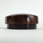 Japanese Lacquerware Lidded Toothpick Case Vtg Wooden Red Flower UR704