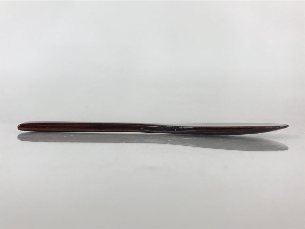 Japanese Lacquerware Rice Scoop Shamoji Vtg Hida Shunkei-Nuri PX632