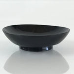 Japanese Lacquerware Small Bowl Vtg Urushi Black Kobachi LB53