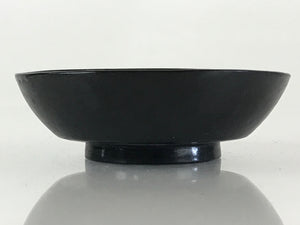 Japanese Lacquerware Small Bowl Vtg Urushi Black Kobachi LB54