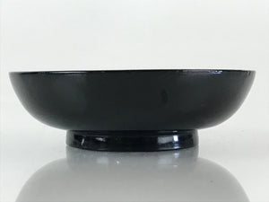 Japanese Lacquerware Small Bowl Vtg Urushi Black Kobachi LB55