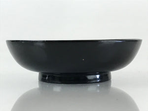 Japanese Lacquerware Small Bowl Vtg Urushi Black Kobachi LB55