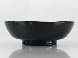 Japanese Lacquerware Small Bowl Vtg Urushi Black Kobachi LB57