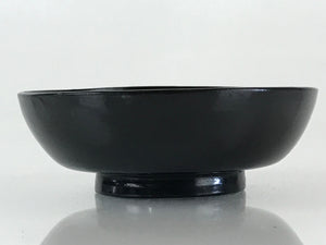 Japanese Lacquerware Small Bowl Vtg Urushi Black Kobachi LB57