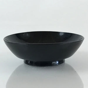 Japanese Lacquerware Small Bowl Vtg Urushi Black Kobachi LB58