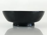 Japanese Lacquerware Small Bowl Vtg Urushi Black Kobachi LB59