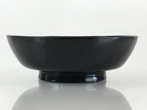 Japanese Lacquerware Small Bowl Vtg Urushi Black Kobachi LB59