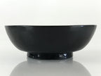 Japanese Lacquerware Small Bowl Vtg Urushi Black Kobachi LB60