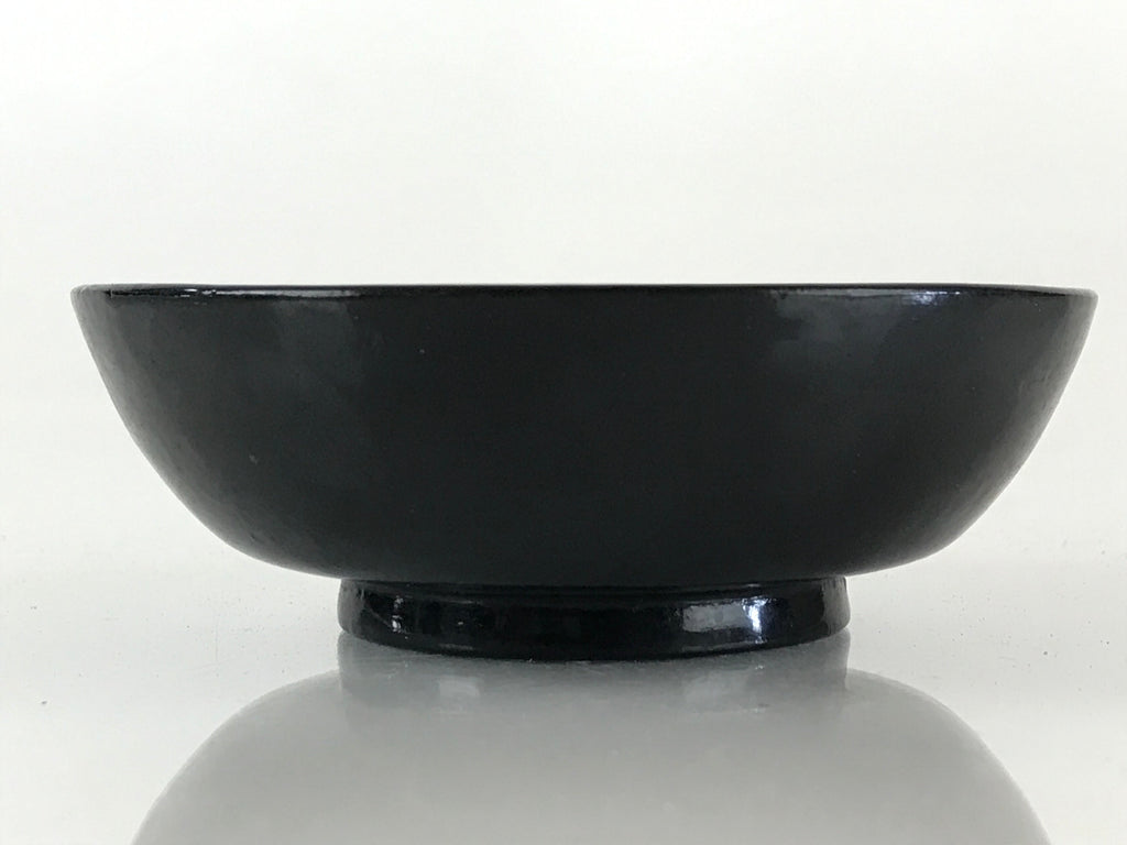 Japanese Lacquerware Small Bowl Vtg Urushi Black Kobachi LB60