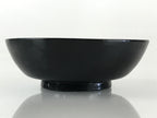 Japanese Lacquerware Small Bowl Vtg Urushi Black Kobachi LB60