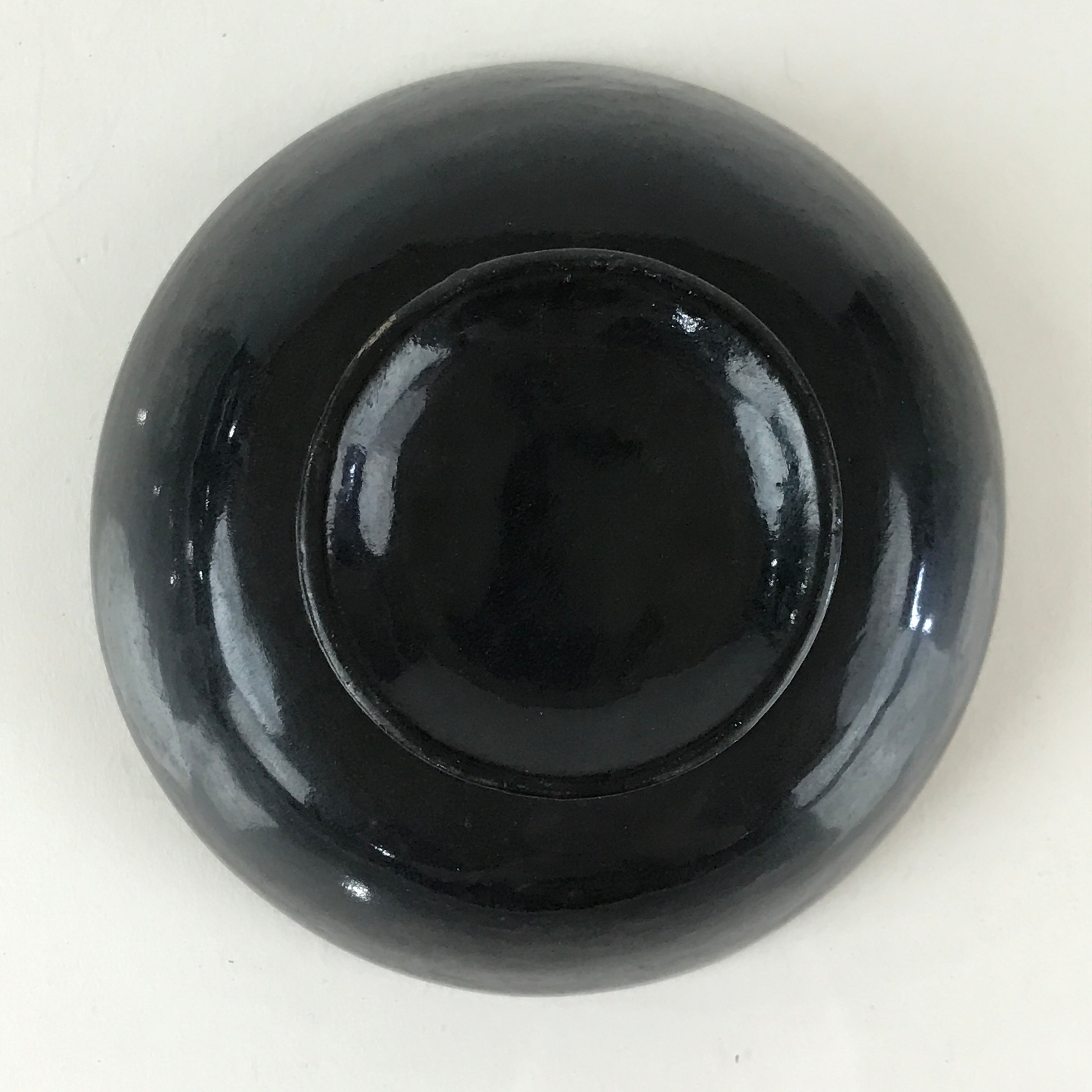 Japanese Lacquerware Small Bowl Vtg Urushi Black Kobachi LB60