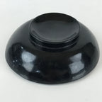 Japanese Lacquerware Small Bowl Vtg Urushi Black Kobachi LB61