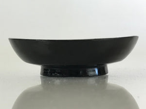 Japanese Lacquerware Small Bowl Vtg Urushi Black Kobachi LB62