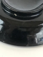 Japanese Lacquerware Small Bowl Vtg Urushi Black Kobachi LB63
