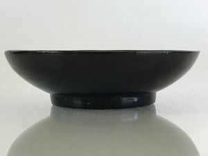 Japanese Lacquerware Small Bowl Vtg Urushi Black Kobachi LB65