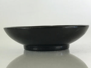 Japanese Lacquerware Small Bowl Vtg Urushi Black Kobachi LB65