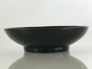 Japanese Lacquerware Small Bowl Vtg Urushi Black Kobachi LB65