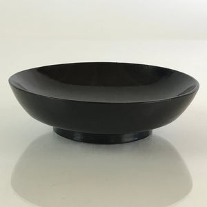 Japanese Lacquerware Small Bowl Vtg Urushi Black Kobachi LB67