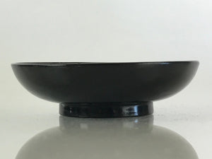 Japanese Lacquerware Small Bowl Vtg Urushi Black Kobachi LB69