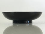 Japanese Lacquerware Small Bowl Vtg Urushi Black Kobachi LB69