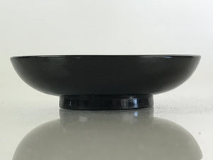 Japanese Lacquerware Small Bowl Vtg Urushi Black Kobachi LB69