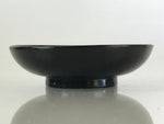 Japanese Lacquerware Small Bowl Vtg Urushi Black Kobachi LB69