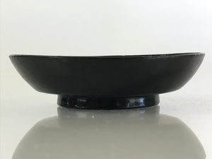 Japanese Lacquerware Small Bowl Vtg Urushi Black Kobachi LB70