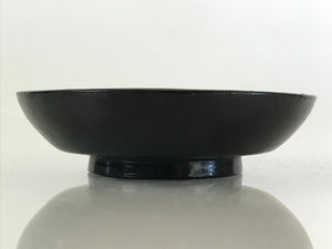 Japanese Lacquerware Small Bowl Vtg Urushi Black Kobachi LB70