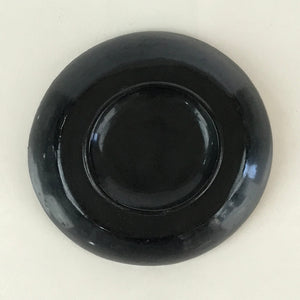 Japanese Lacquerware Small Bowl Vtg Urushi Black Kobachi LB70