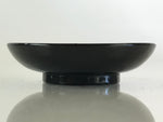 Japanese Lacquerware Small Bowl Vtg Urushi Black Kobachi LB71