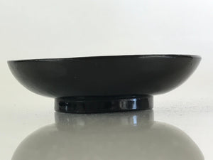 Japanese Lacquerware Small Bowl Vtg Urushi Black Kobachi LB71