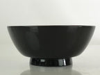 Japanese Lacquerware Small Bowl Vtg Urushi Black Red Kobachi LB29