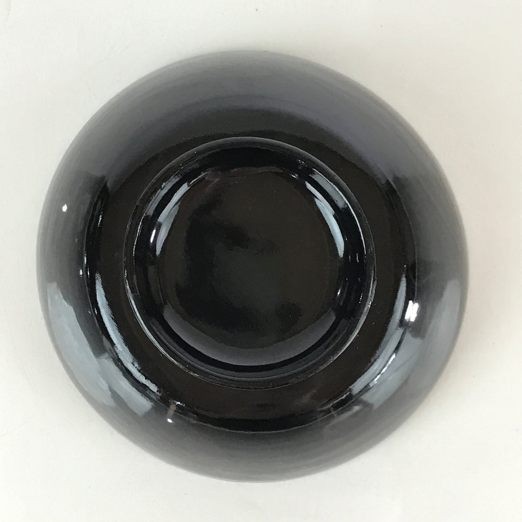 Japanese Lacquerware Small Bowl Vtg Urushi Black Red Kobachi LB29