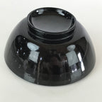 Japanese Lacquerware Small Bowl Vtg Urushi Black Red Kobachi LB29