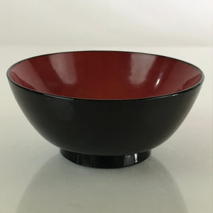 Japanese Lacquerware Small Bowl Vtg Urushi Black Red Kobachi LB29