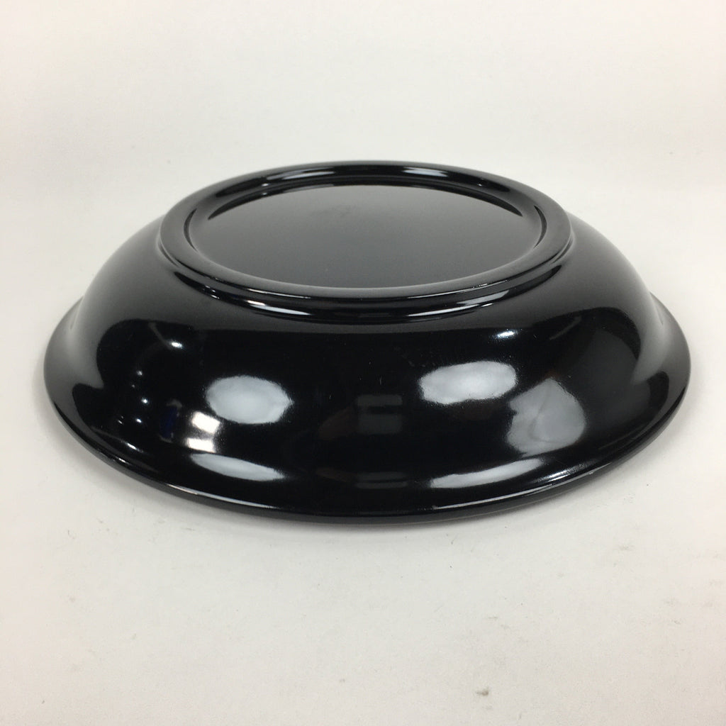 Japanese Lacquerware Snack Bowl Vtg Echizen-Nuri Kashiki Flower UR624