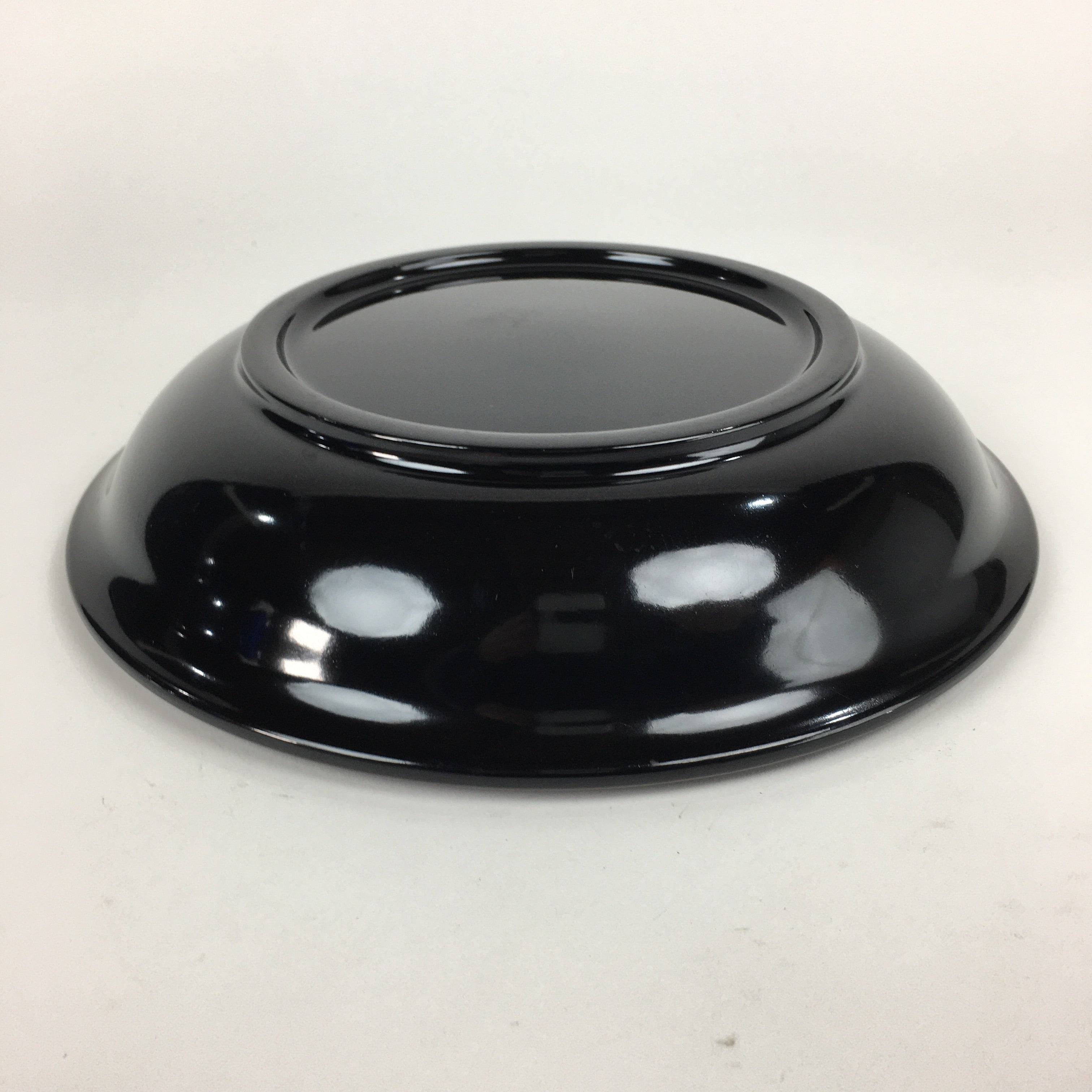 Japanese Lacquerware Snack Bowl Vtg Echizen-Nuri Kashiki Flower UR624