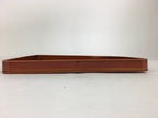 Japanese Lacquerware Tray Obon Vtg Shunkei-Nuri Nurimono Square UR661
