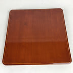 Japanese Lacquerware Tray Obon Vtg Shunkei-Nuri Nurimono Square UR661
