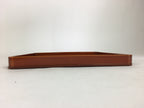 Japanese Lacquerware Tray Obon Vtg Shunkei-Nuri Nurimono Square UR662
