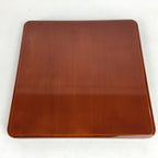 Japanese Lacquerware Tray Obon Vtg Shunkei-Nuri Nurimono Square UR662