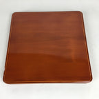 Japanese Lacquerware Tray Obon Vtg Shunkei-Nuri Nurimono Square UR663
