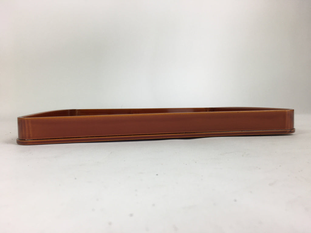 Japanese Lacquerware Tray Obon Vtg Shunkei-Nuri Nurimono Square UR666