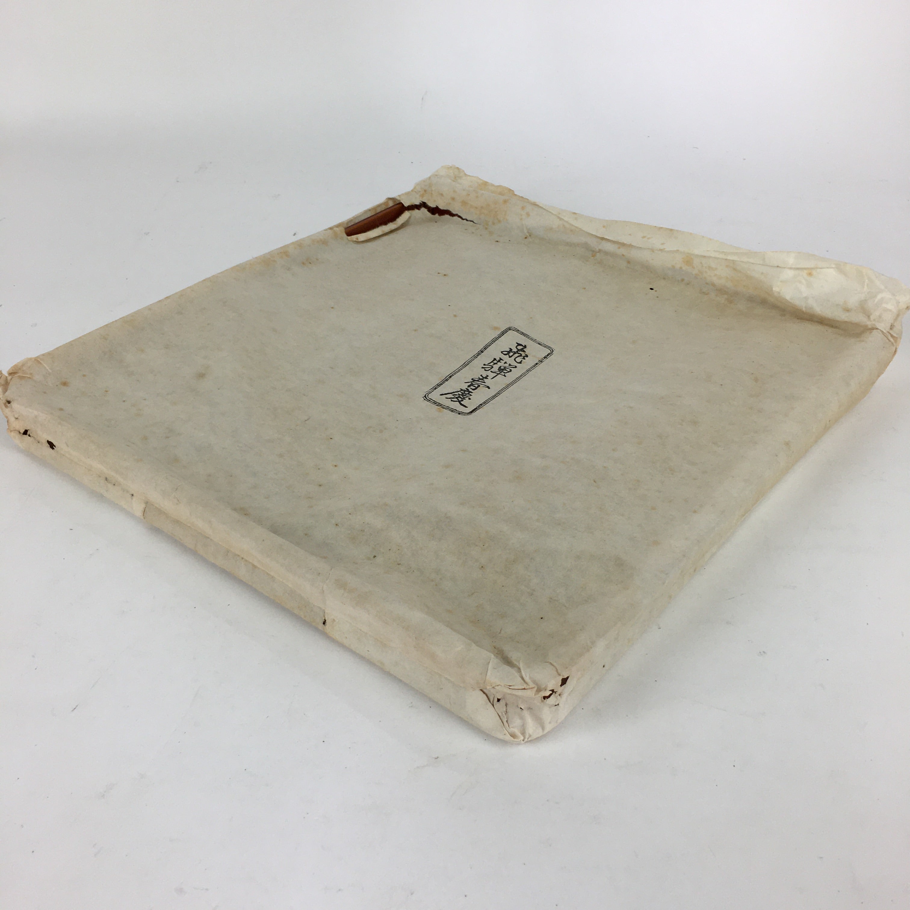 Japanese Lacquerware Tray Obon Vtg Shunkei-Nuri Nurimono Square UR666