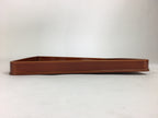 Japanese Lacquerware Tray Obon Vtg Shunkei-Nuri Nurimono Square UR667