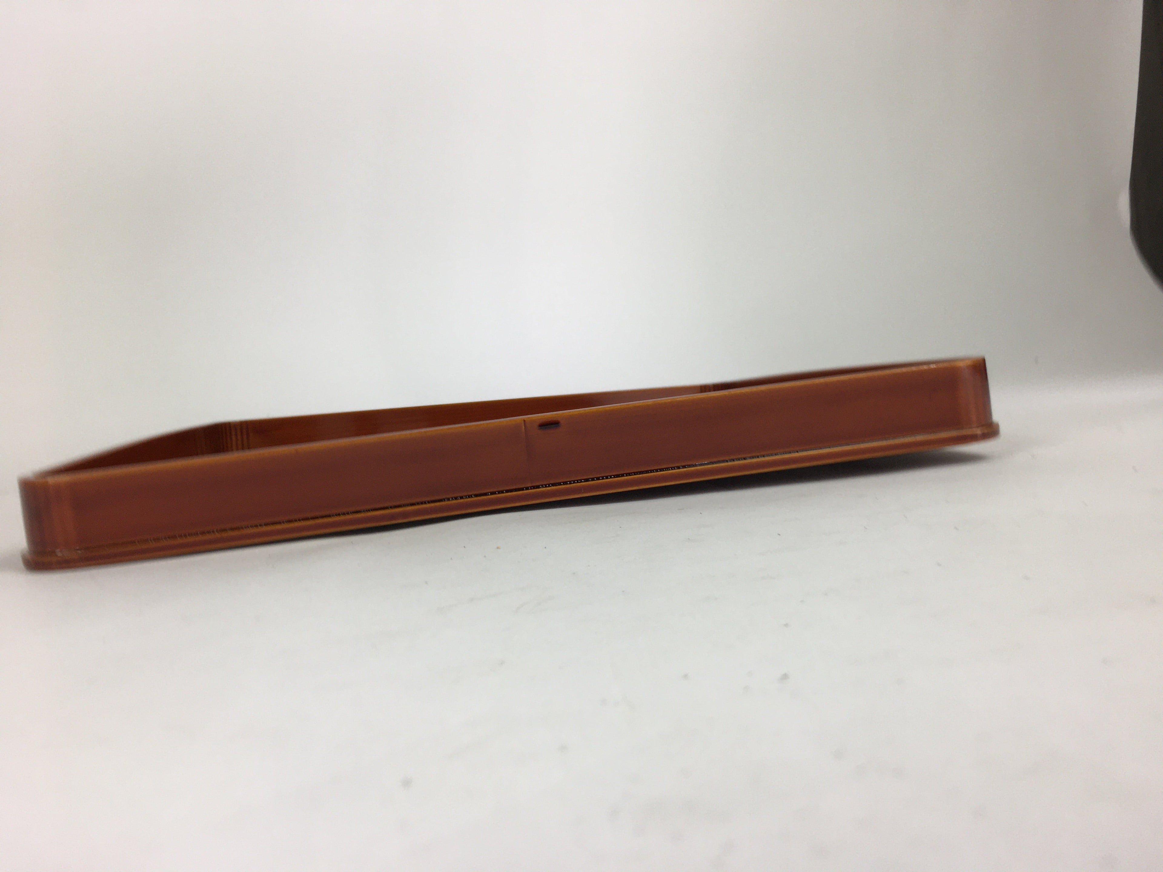 Japanese Lacquerware Tray Obon Vtg Shunkei-Nuri Nurimono Square UR667
